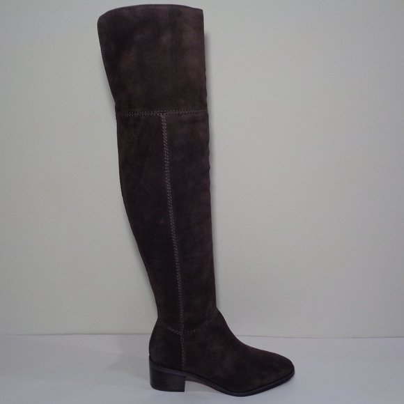 Coach LUCIA SPLIT SUEDE New Over the Knee Boots - Picture 1 of 8